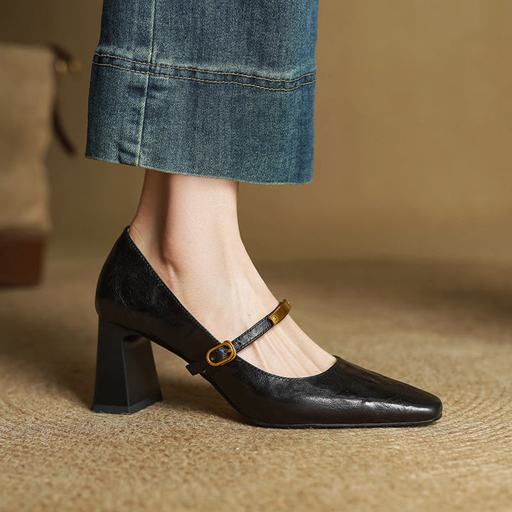 Caroline – Escarpins en Cuir