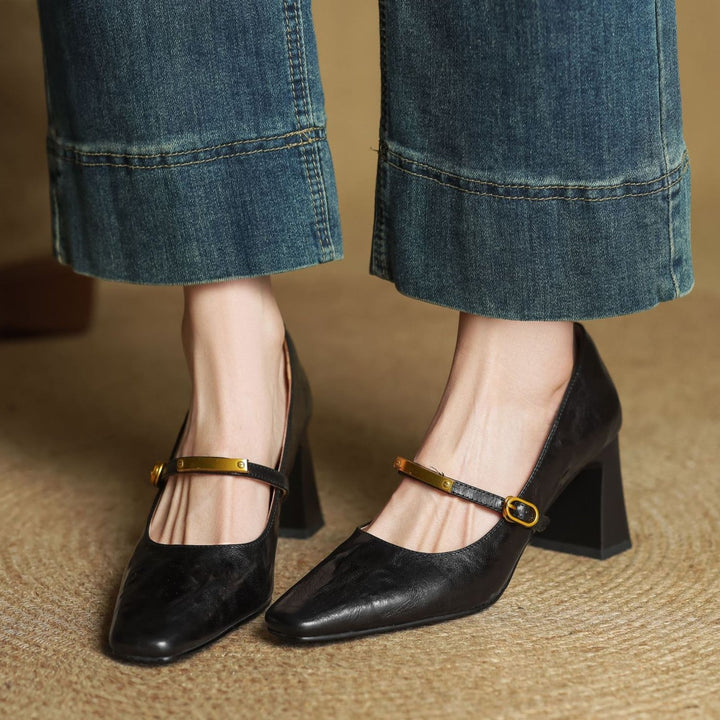 Caroline – Escarpins en Cuir