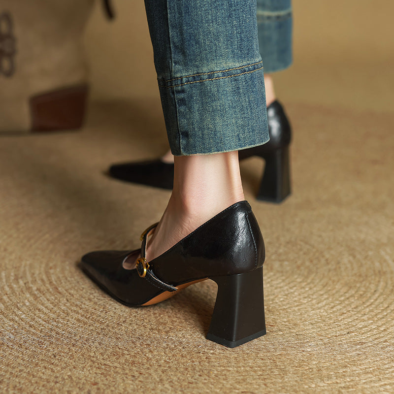 Caroline – Escarpins en Cuir