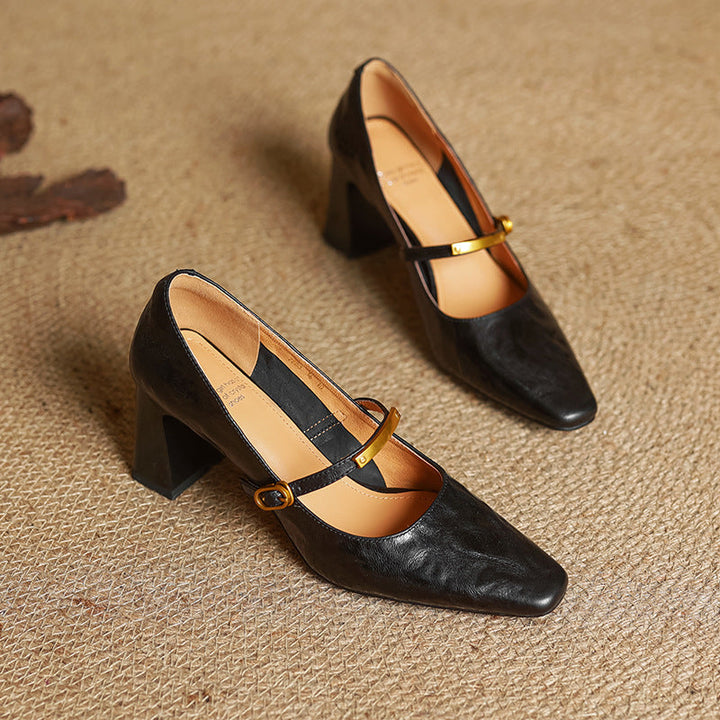 Caroline – Escarpins en Cuir