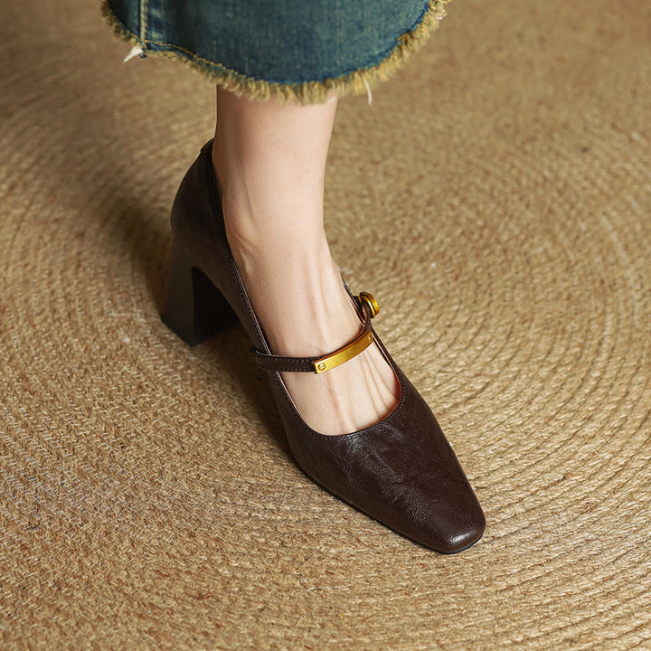 Caroline – Escarpins en Cuir
