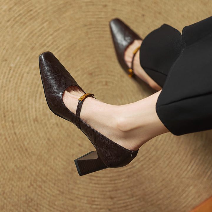 Caroline – Escarpins en Cuir