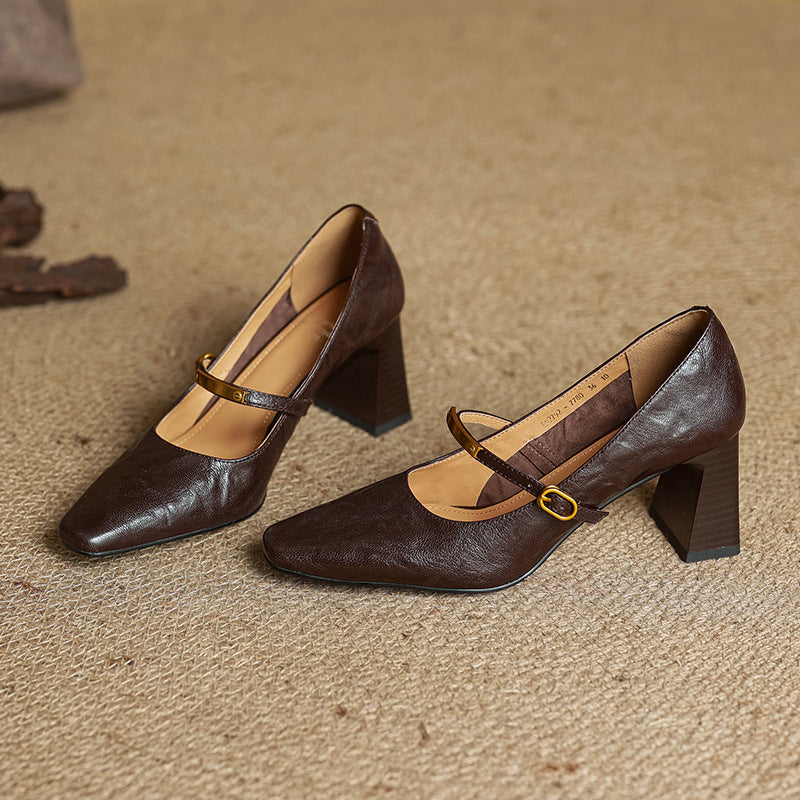 Caroline – Escarpins en Cuir