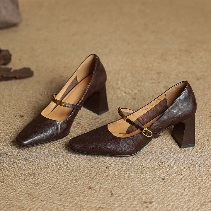 Caroline – Escarpins en Cuir