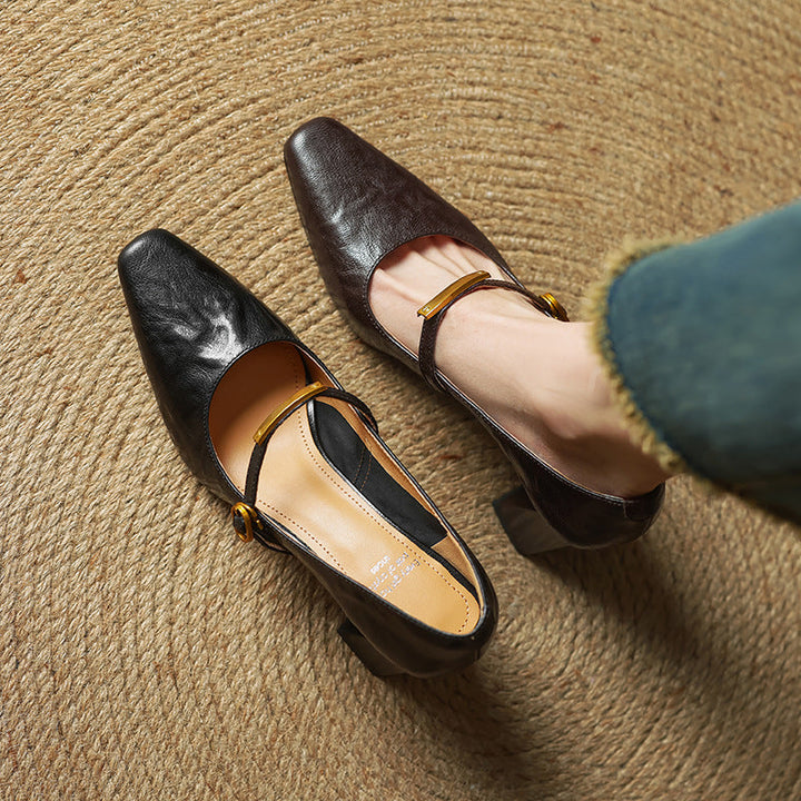 Caroline – Escarpins en Cuir