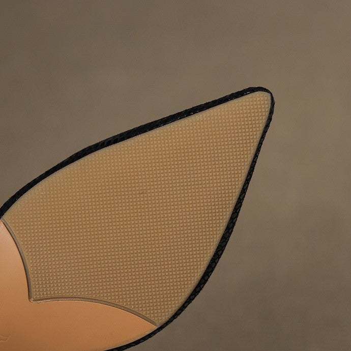 Céliane – Spitzleder Slingback-Pumps