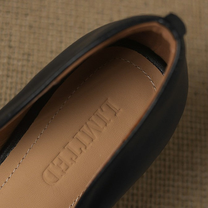 Calenne –Talons Kitten en Cuir