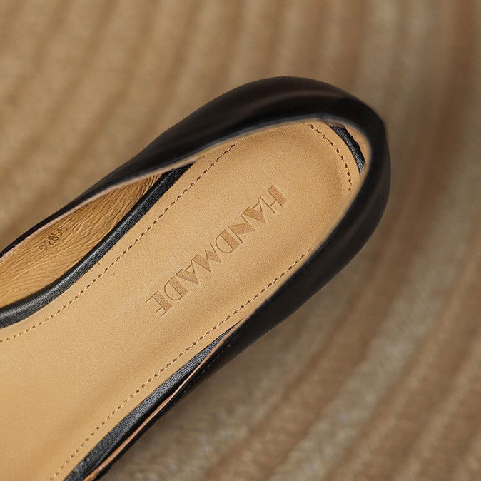 Charlotte – Talons Kitten en Cuir