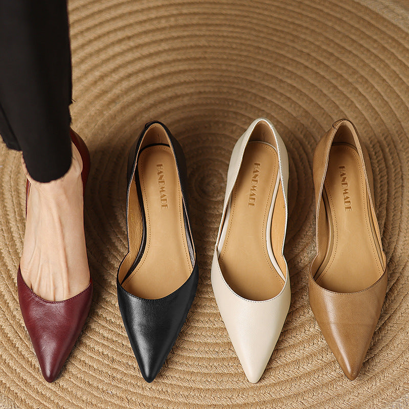 Charlotte – Talons Kitten en Cuir
