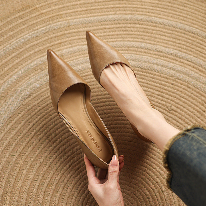 Charlotte – Talons Kitten en Cuir