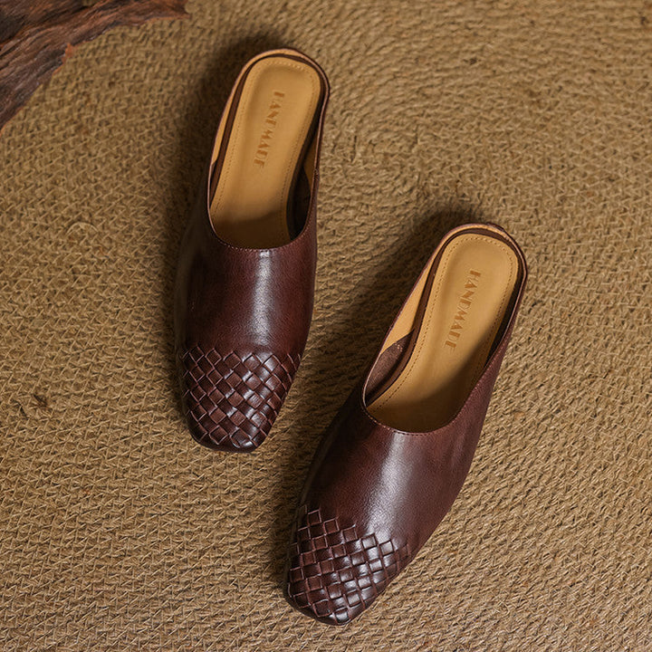 Viola – Mules en Cuir Véritable