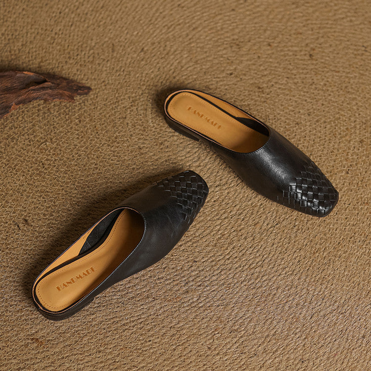 Viola – Mules en Cuir Véritable