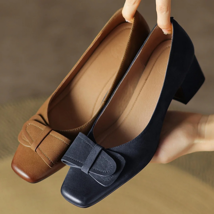 Roselle – Talons en cuir