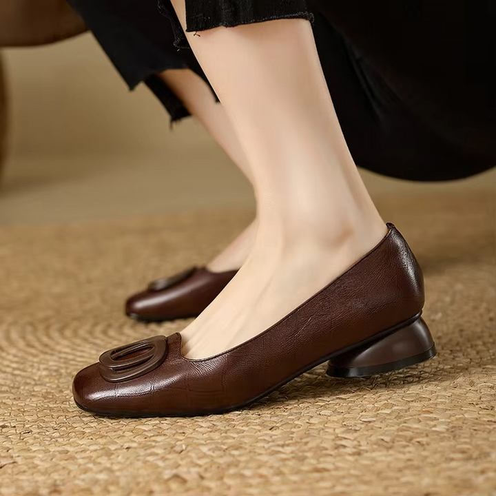 Bernadette – Ballerines en cuir