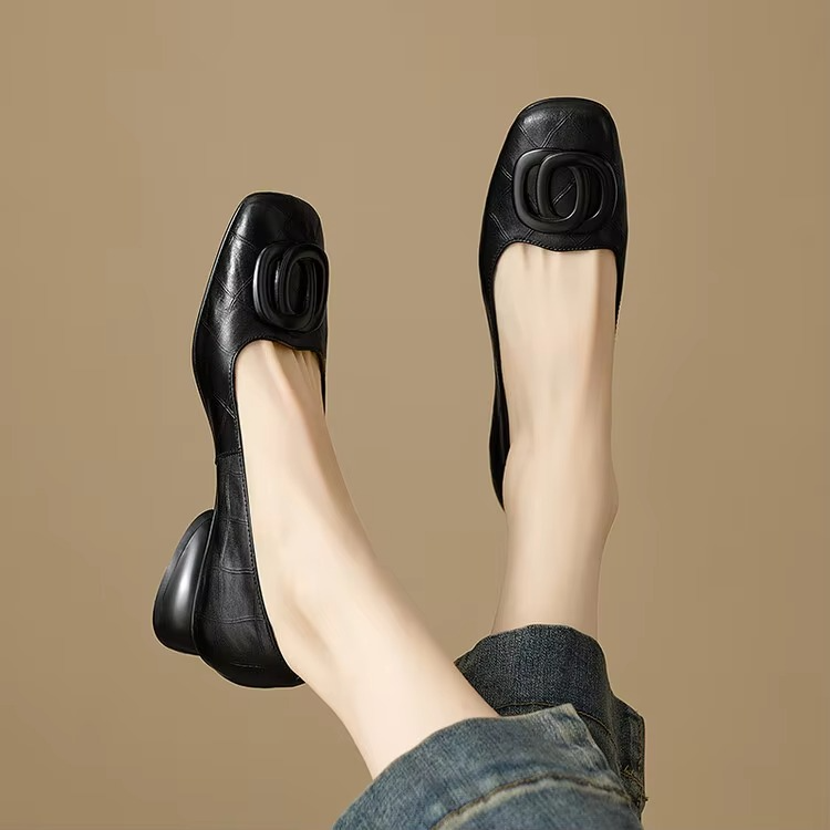 Bernadette – Ballerines en cuir
