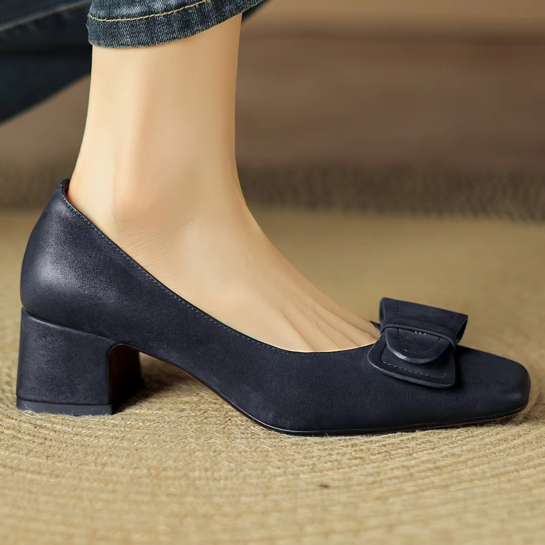 Roselle – Talons en cuir