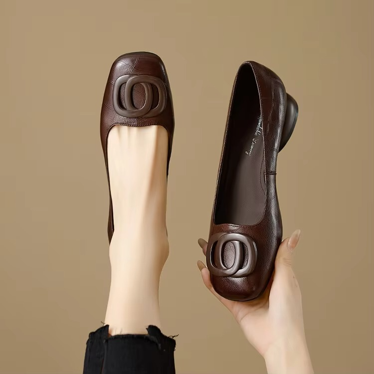 Bernadette – Ballerines en cuir