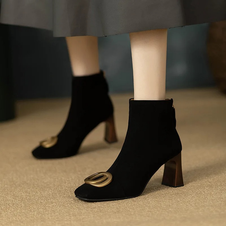Aurélie – Bottines en velours