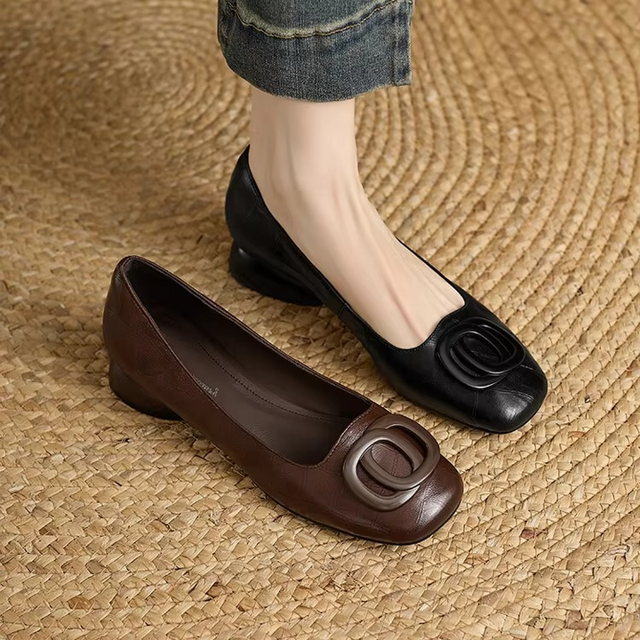 Bernadette – Ballerines en cuir