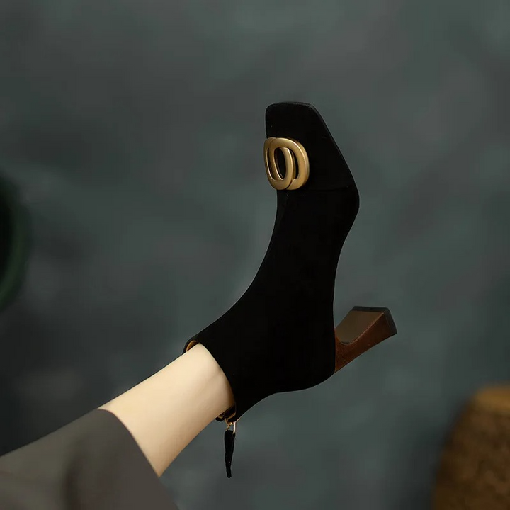 Aurélie – Bottines en velours