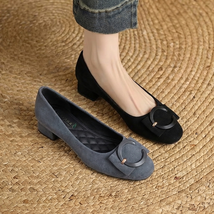 Elisé – Ballerines en daim