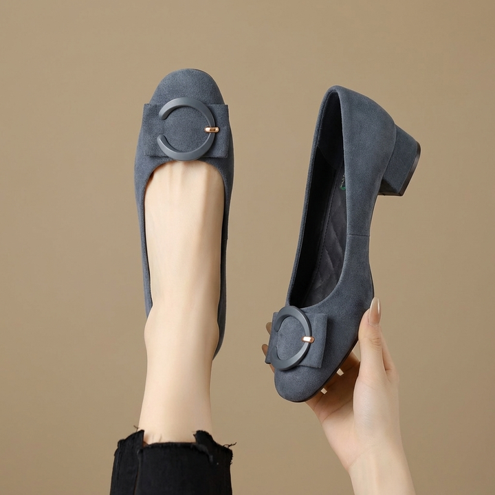 Elisé – Ballerines en daim
