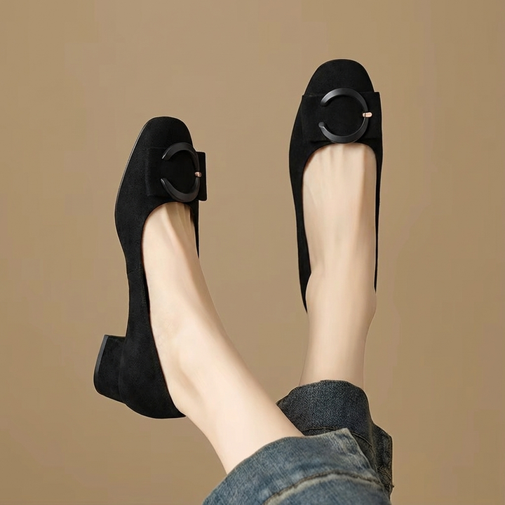 Elisé – Ballerines en daim