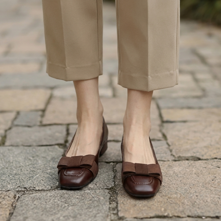 Camille – Ballerines en cuir Bogen