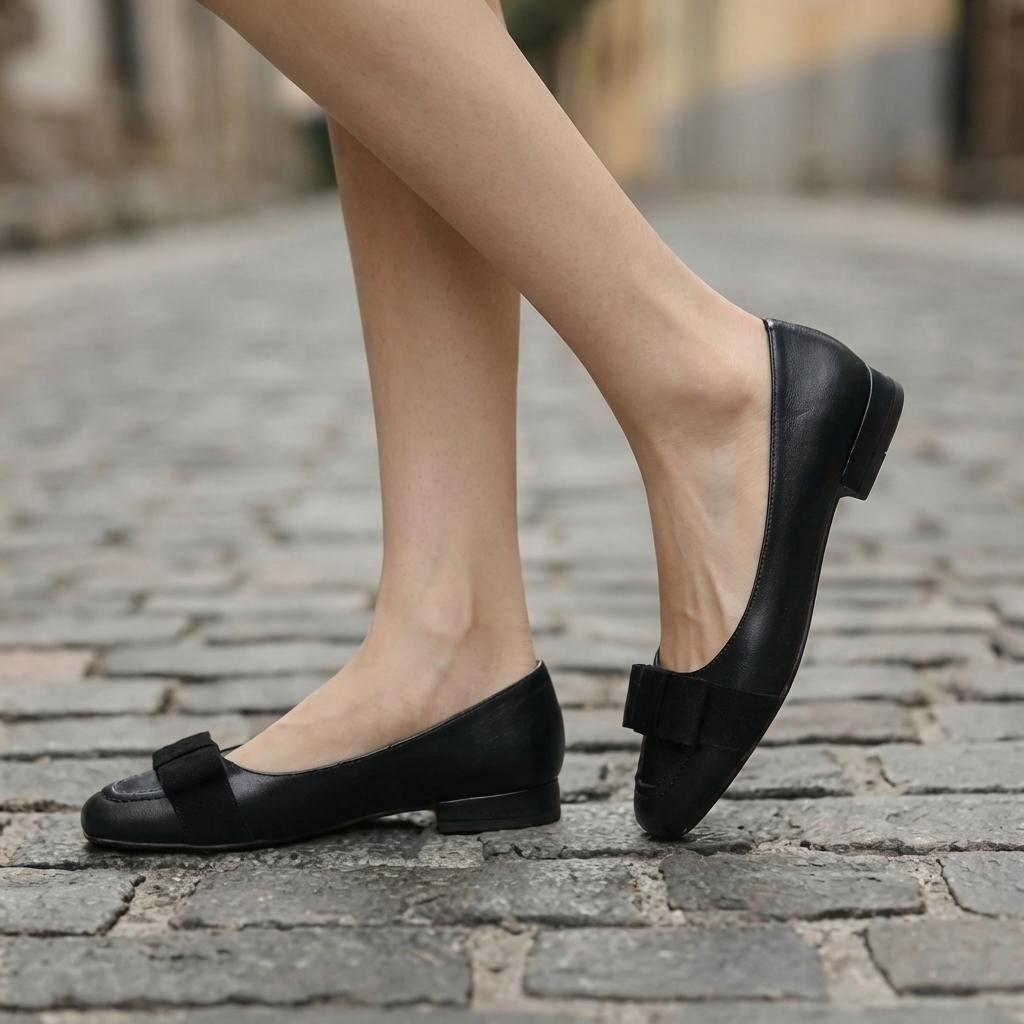 Camille – Ballerines en cuir Bogen