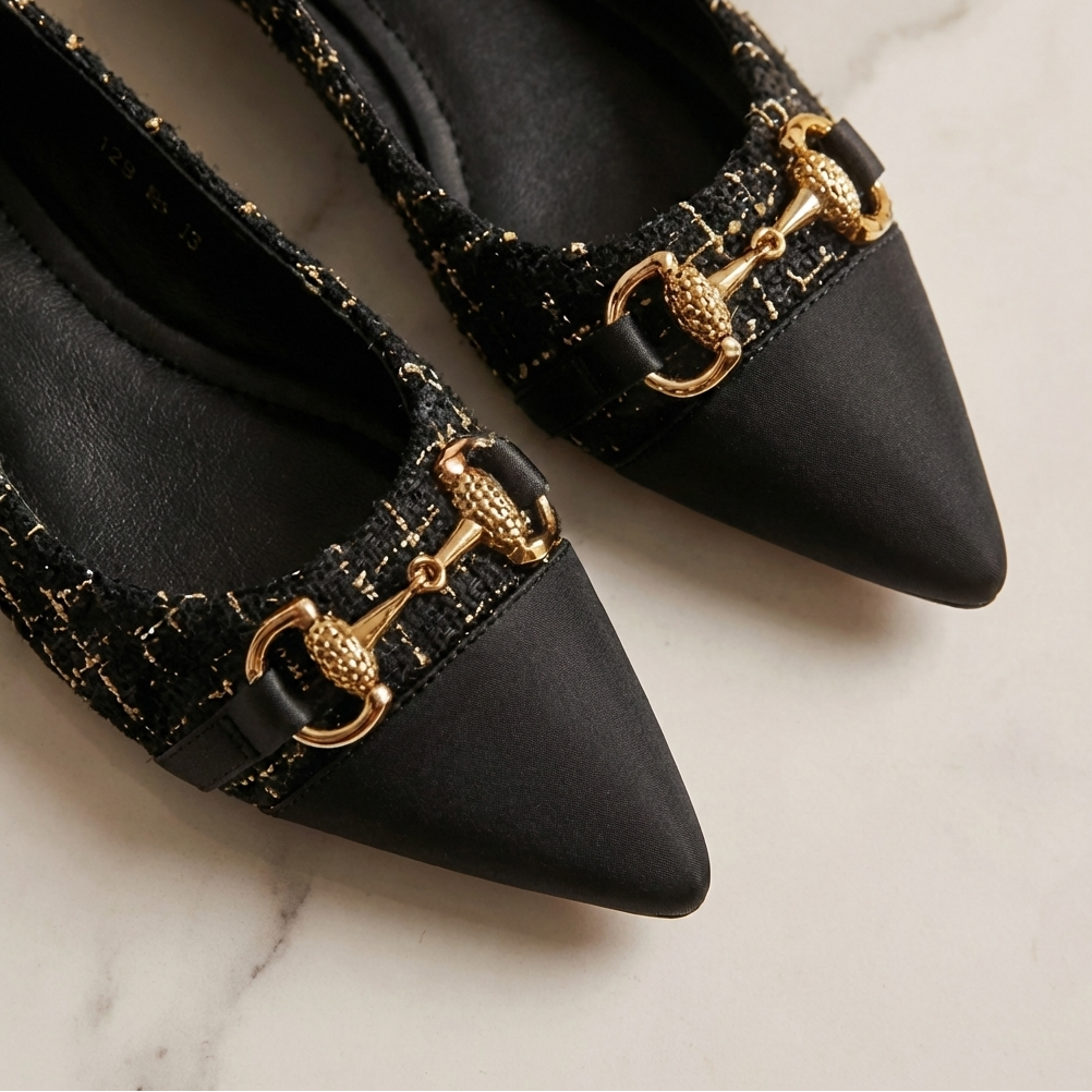 Verona – Ballerines Tweed