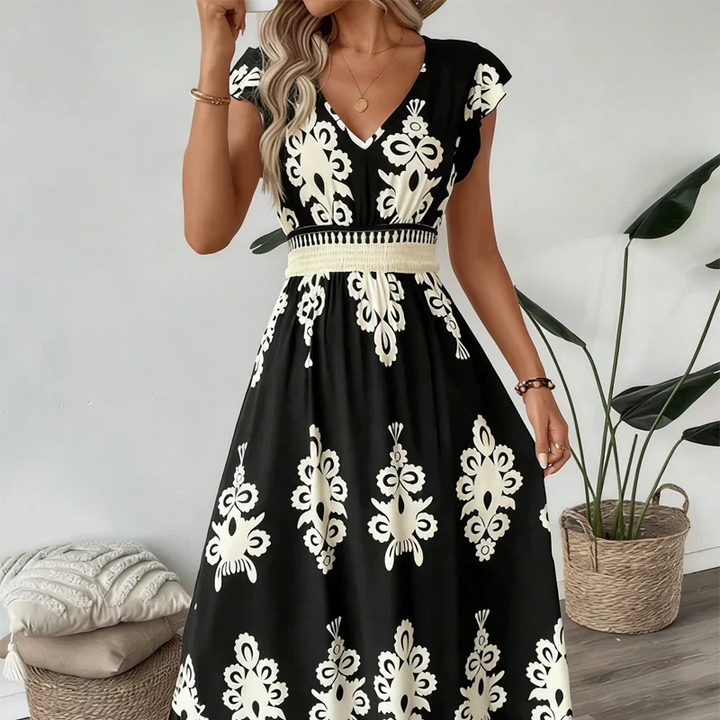 Camille – Robe maxi raffinée