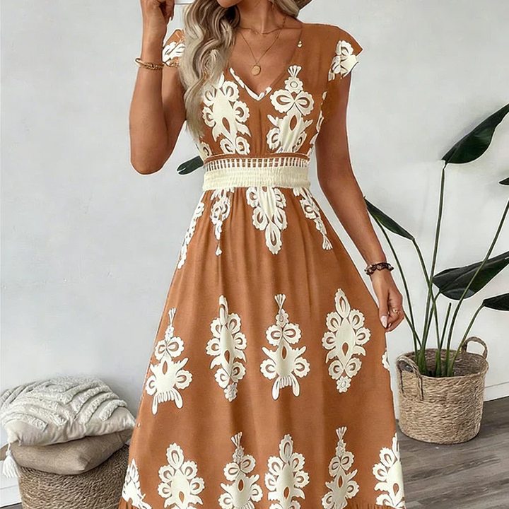Camille – Robe maxi raffinée