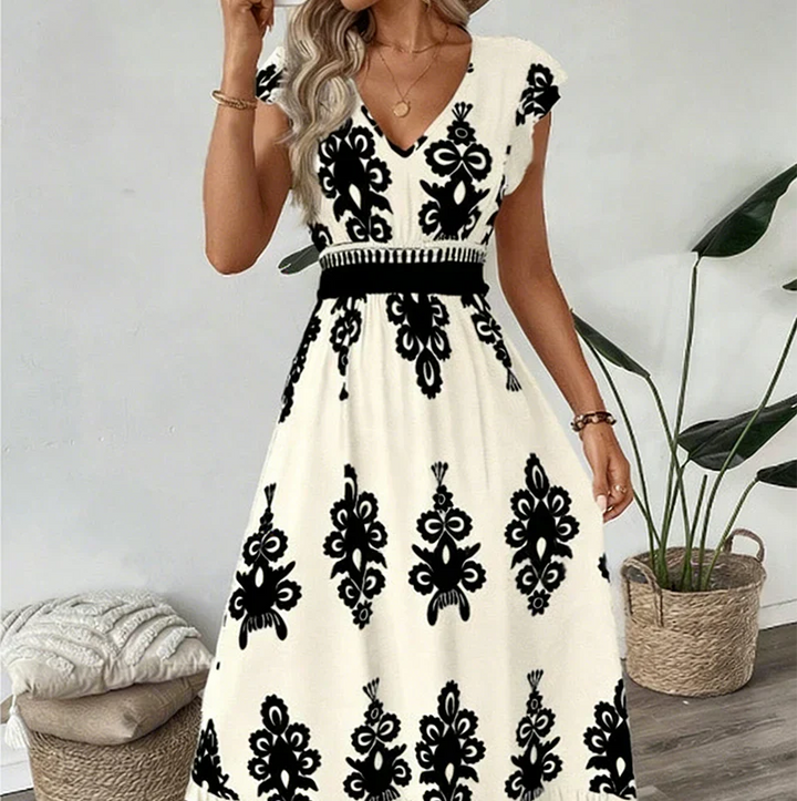 Camille – Robe maxi raffinée