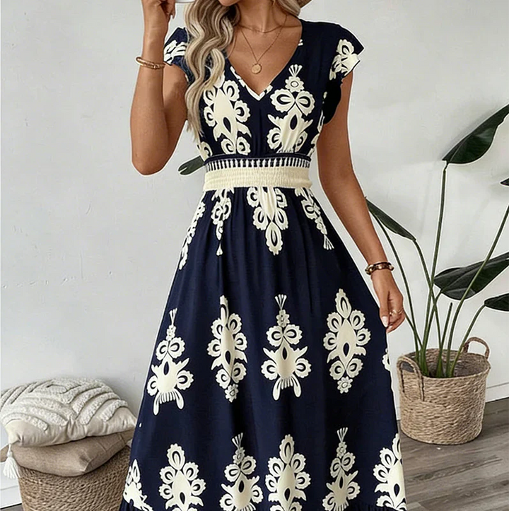 Camille – Robe maxi raffinée