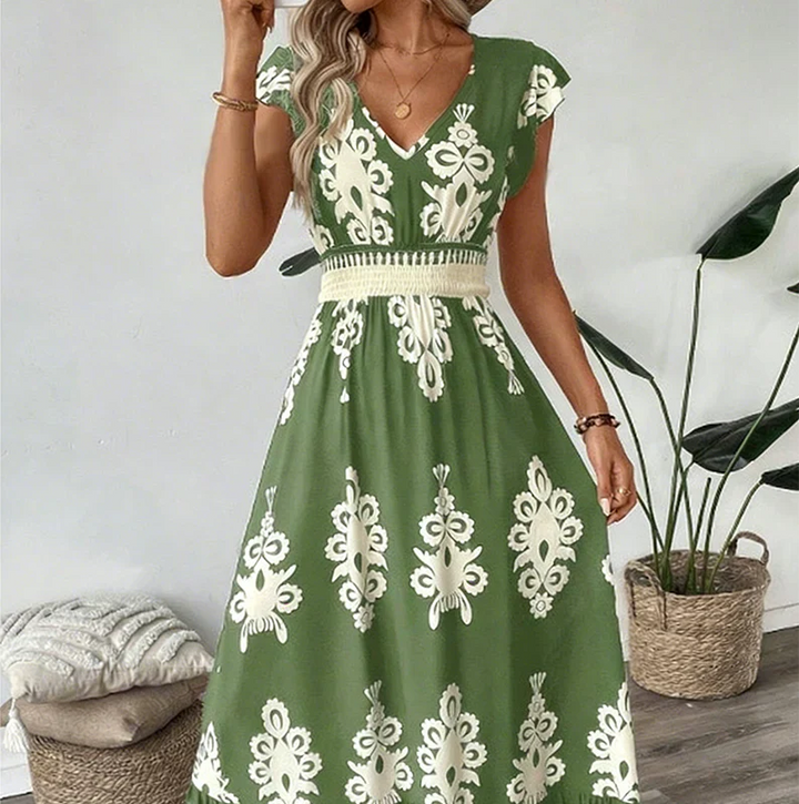 Camille – Robe maxi raffinée